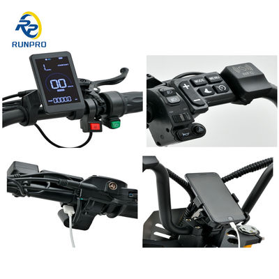 Cavalieri avventurosi Scooter elettrico off road da 3000W con pneumatici grassi batteria al litio da 60V