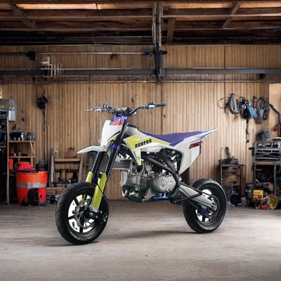Max Loading 150kgs Supermoto 190cc Gas Dirt Bike Motard 12'12' On Road Tire Gas Motorcycle per adulti