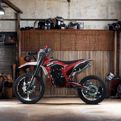Motocross 250cc approvato CE con pneumatici a cerchiera in alluminio e cambio marcia internazionale