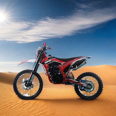 Motocross 250cc approvato CE con pneumatici a cerchiera in alluminio e cambio marcia internazionale