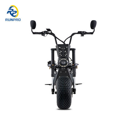 CEE COC Omologato 1500W 2*1500W 60V Fat Tire Electric Scooter Citycoco per i viaggi in città