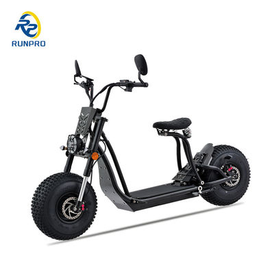 CEE COC Omologato 1500W 2*1500W 60V Fat Tire Electric Scooter Citycoco per i viaggi in città