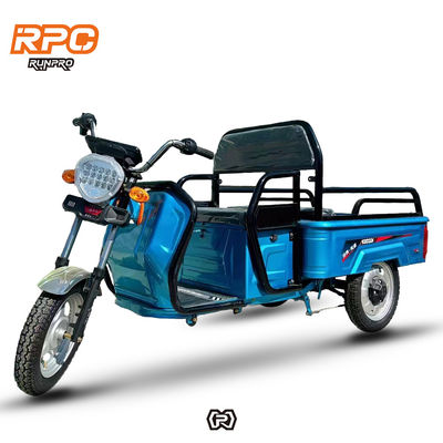 Custom Farm Motocicletta tricicletta elettrica da 1200W con sistema freno a tamburo posteriore