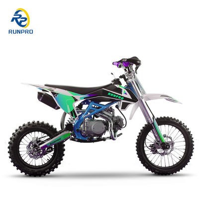125cc Dirt Bike 4 Stroke Cross Pit Bike Motocicletta raffreddata ad aria Dimensioni 1750X710X1080MM