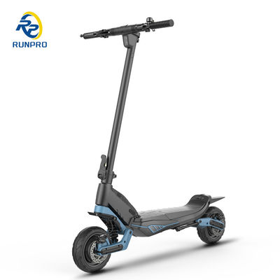 Scooter elettrico pieghevole off-road con doppio motore 2 * 500W e pneumatico da 9 pollici per piloti unisex