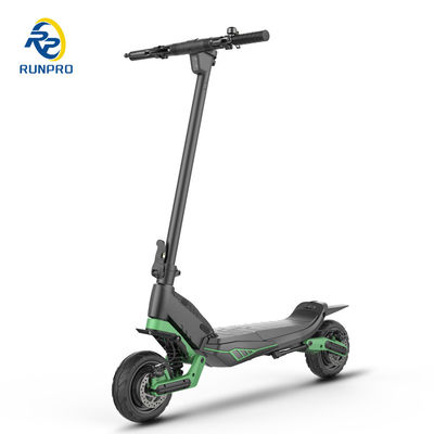 Potenza massima 750W Scooter elettrico per adulti a doppio motore pieghevole con batteria rimovibile