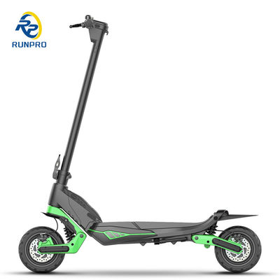 Potenza massima 750W Scooter elettrico per adulti a doppio motore pieghevole con batteria rimovibile