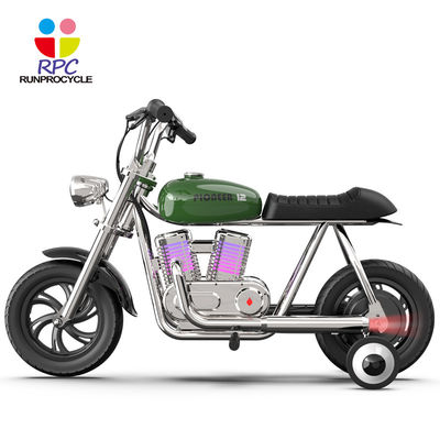 Velocità massima di 17 km / h e batteria 24V bambini bilancia bici per 10 anni moto elettrica