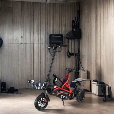 Scooter elettrico con doppio motore senza spazzole e telaio in acciaio 48V500W*2 batteria al litio