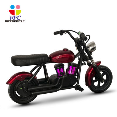 Mini dirt bike con certificazione CE 180W 24V Motor e dimensioni del veicolo compatto