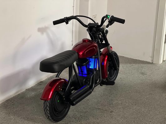 Mini dirt bike con certificazione CE 180W 24V Motor e dimensioni del veicolo compatto