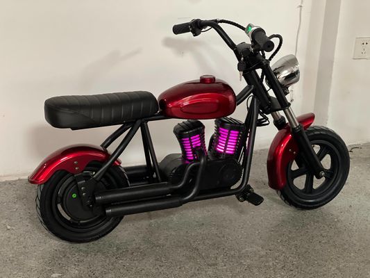 Mini dirt bike con certificazione CE 180W 24V Motor e dimensioni del veicolo compatto