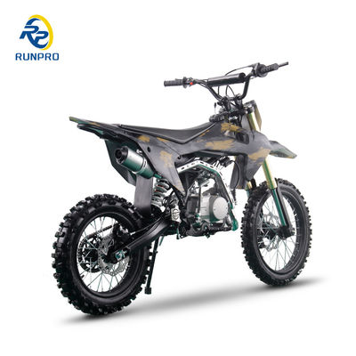 Motociclette di plastica off-road camuffate con motore da 125cc-190cc e pneumatici da 17/14 ruote