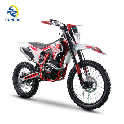 2024 250cc 4 Stroke Dirt Bike Pit Moto Cross con CE Max. Velocità 80km/h Base rotabile 1340mm