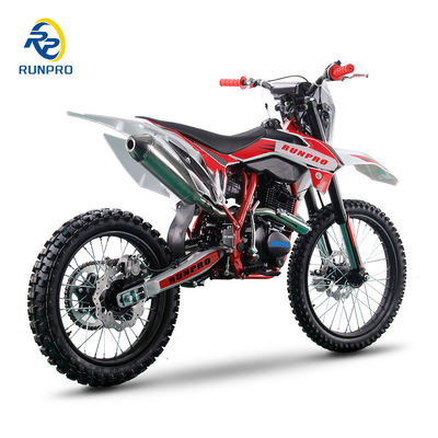 2024 250cc 4 Stroke Dirt Bike Pit Moto Cross con CE Max. Velocità 80km/h Base rotabile 1340mm