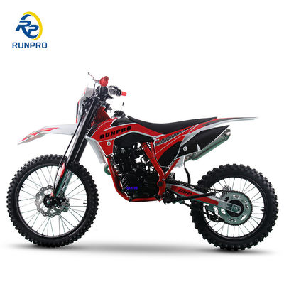 2024 250cc 4 Stroke Dirt Bike Pit Moto Cross con CE Max. Velocità 80km/h Base rotabile 1340mm