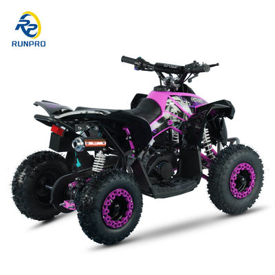ATV elettrico per bambini 49cc 50cc 4 ruote Mini ATV a benzina con manovra a mano in plastica
