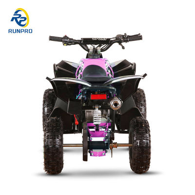 ATV elettrico per bambini 49cc 50cc 4 ruote Mini ATV a benzina con manovra a mano in plastica