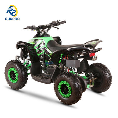 ATV elettrico per bambini 49cc 50cc 4 ruote Mini ATV a benzina con manovra a mano in plastica