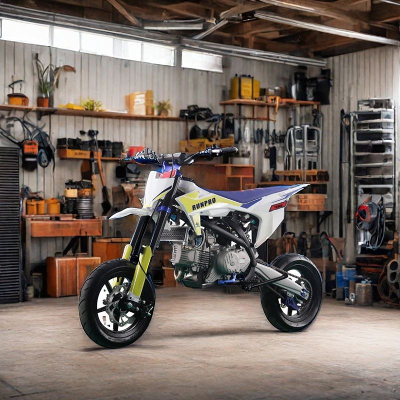 Max Loading 150kgs Supermoto 190cc Gas Dirt Bike Motard 12'12' On Road Tire Gas Motorcycle per adulti