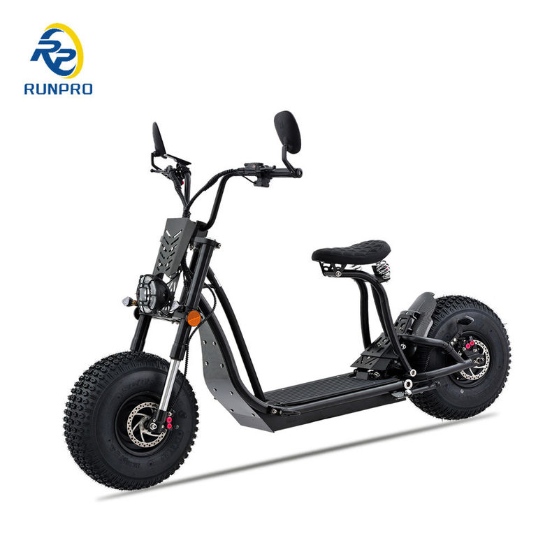 Unisex 1500W 2*1500W 60V CEE COC Fat Tire Adult Chopper Electric Scooter Citycoco con CE
