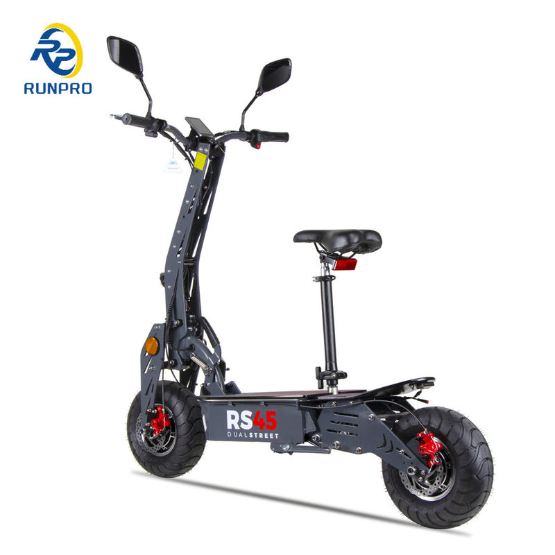Max velocità di 45 km / h e 48V12ah batteria in scooter elettrico pieghevole per convenienza