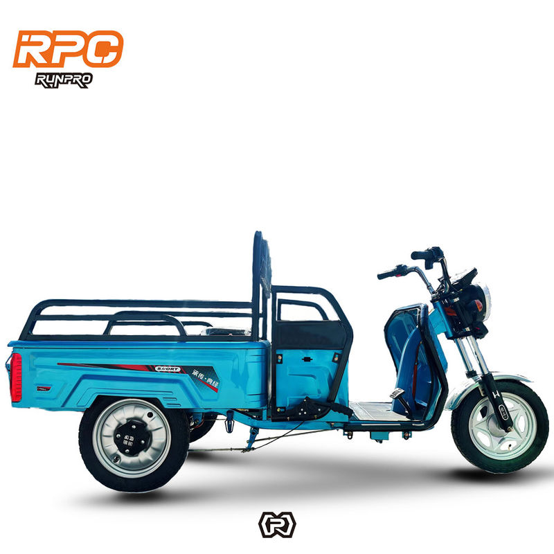 Custom Farm Motocicletta tricicletta elettrica da 1200W con sistema freno a tamburo posteriore