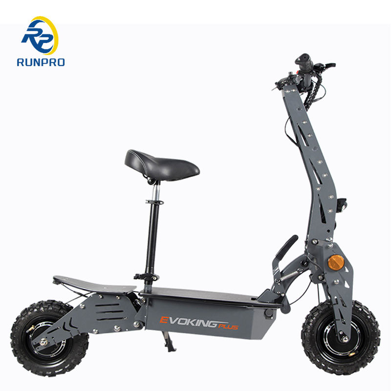 Sistema di frenatura a disco idraulico 2000W Scooter elettrico pieghevole con batteria Li-on da 48V20AH