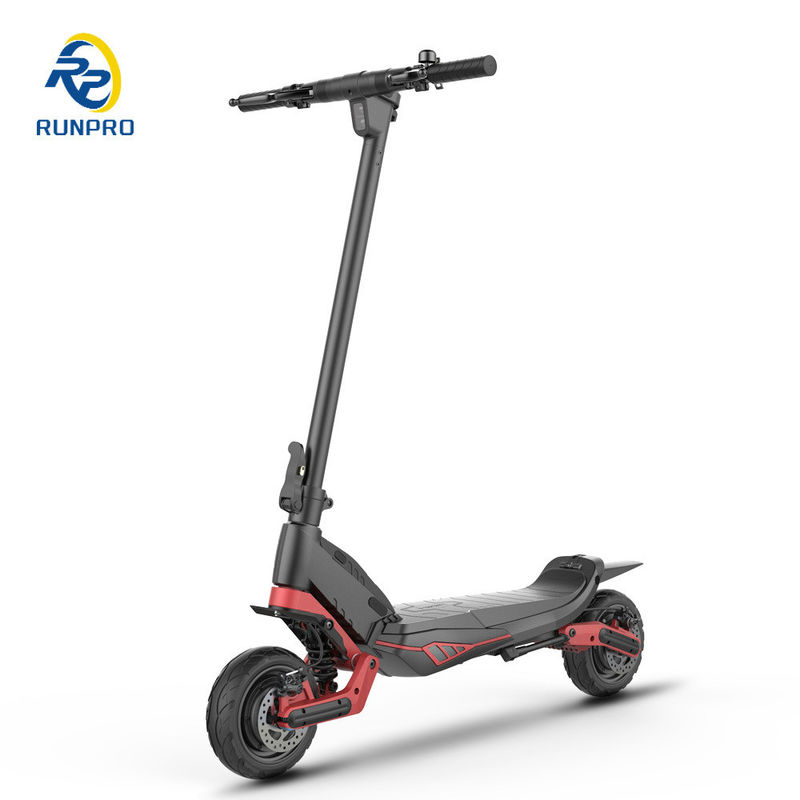 Scooter elettrico pieghevole a doppio motore 48V10.4Ah con telaio in lega di alluminio e luce LED