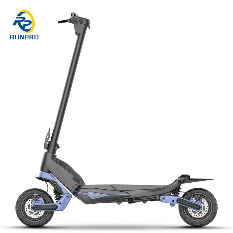 Scooter elettrico pieghevole off-road con doppio motore 2 * 500W e pneumatico da 9 pollici per piloti unisex