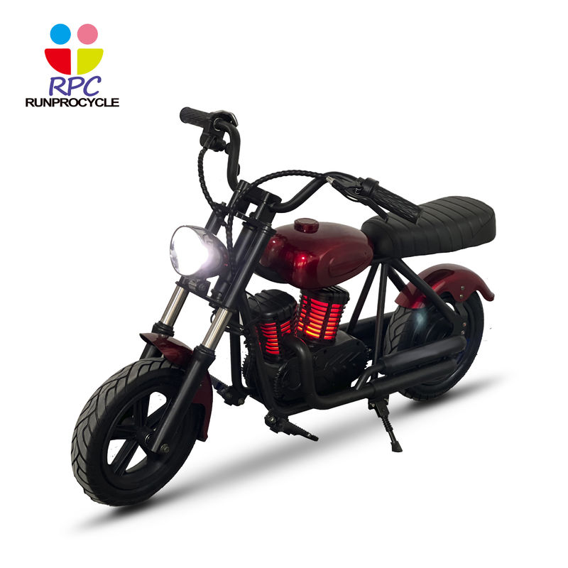 Mini dirt bike con certificazione CE 180W 24V Motor e dimensioni del veicolo compatto