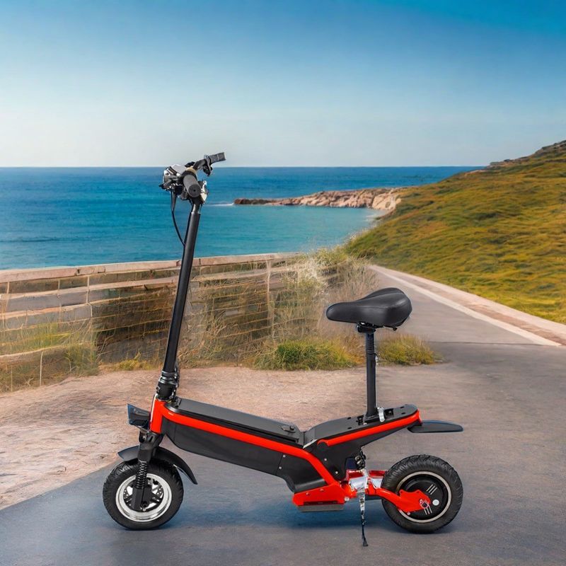 E-Scooter rimovibile a batteria da 350W/500W con design pieghevole e autonomia massima di 35 km/45 km