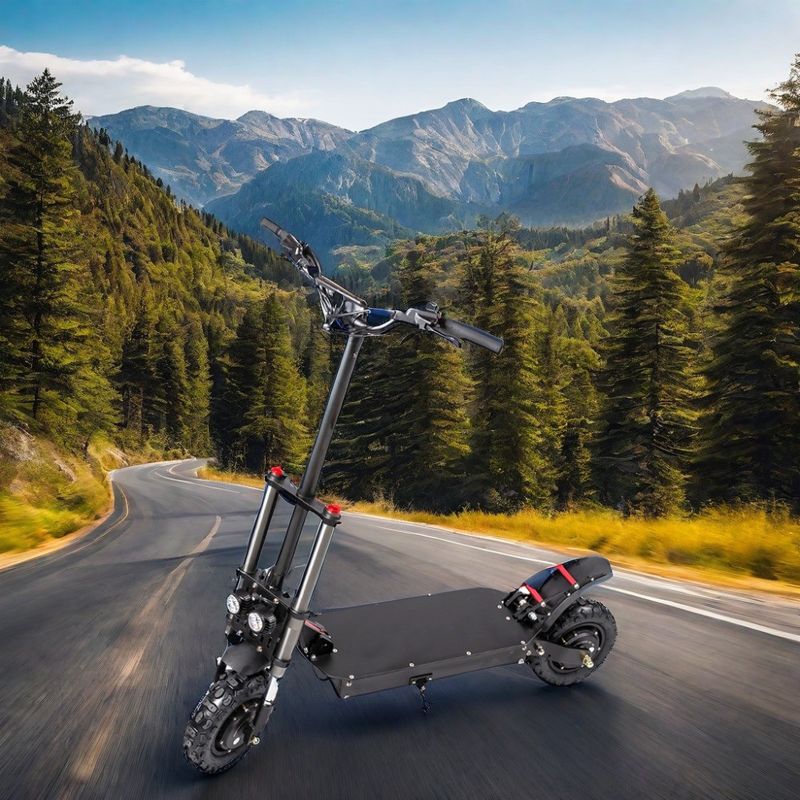 Unisex Potente 60V velocità doppio motore Motociclo elettrico 2000W-3000W Scooter fuoristrada