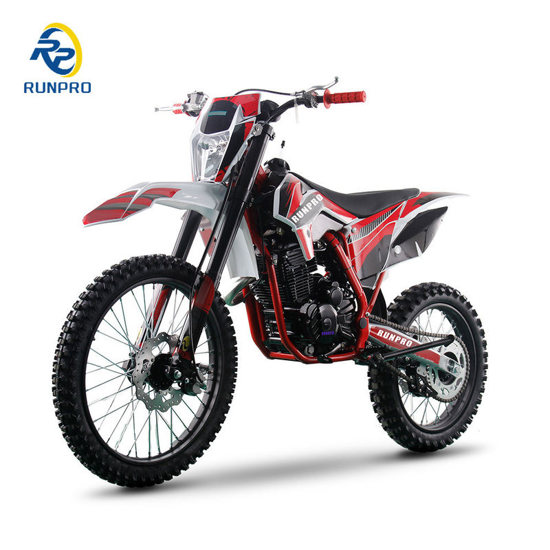 2024 250cc 4 Stroke Dirt Bike Pit Moto Cross con CE Max. Velocità 80km/h Base rotabile 1340mm