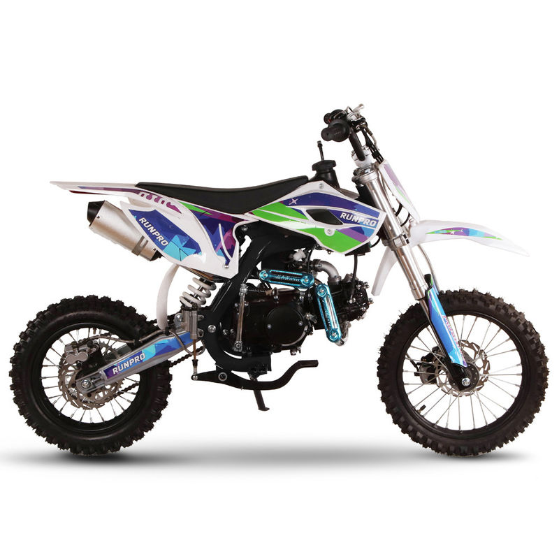 Trasmissione manuale 110cc 125cc Motore a benzina Bambini Gas Dirt Bikes per Speed Adventures