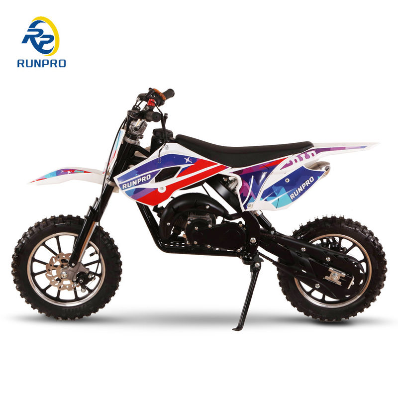 60kg Max Load RUNPRO 49cc Pit Bike 50cc 2Stroke Mini Moto Dirt Bike per bambini e animali domestici