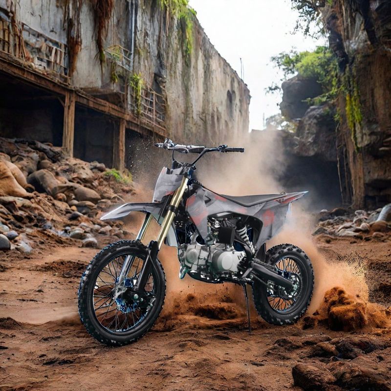 Motorino elettrico 110CC 125CC 4 tempi DIRT BIKE Off-road Motocicletta per adulti e bambini