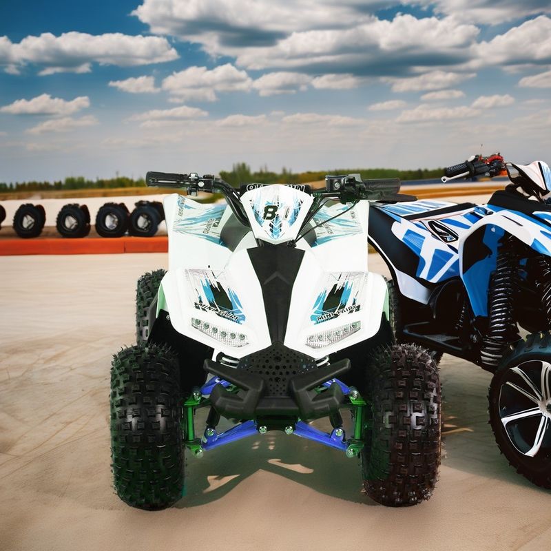 Kids Electric ATV Quad Bike con passo tra le ruote 600-1000 mm e dimensione complessiva 1250x760x800 mm