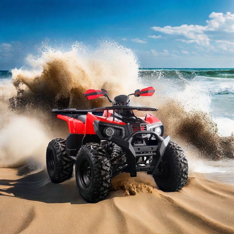 2024 Off Road 10 pollici pneumatici grande ATV 150CC 200CC 250CC Adulto Farm Quad 4 Stroke Quattro ruote con CE